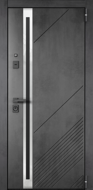 ULTIMATUM PRO PP, Панель MDF с ПВХ покрытием, UT-F3, ПВХ Бетон темный в Тамбове